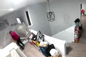 Afortunadamente, la mujer salió ilesa