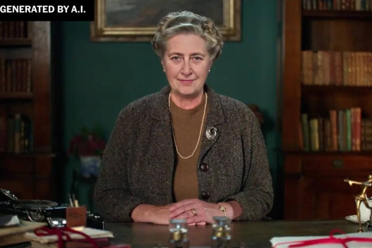 Agatha Christie generada con IA por BBC Maestro