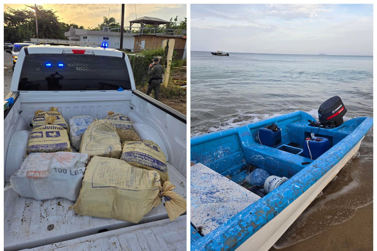 Agentes de Aduanas y Protección Fronteriza incautaron 235 kilogramos de cocaína en una embarcación cerca de Puerto Rico