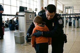 El momento en que agentes de la CBP usaron la maniobra de Heimlich y salvaron a un bebé