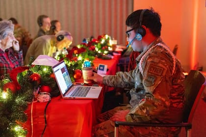 Agentes de NORAD rastrean el trineo de Santa Claus en Texas en tiempo real y su ubicación exacta (Facebook/NORAD Tracks Santa)