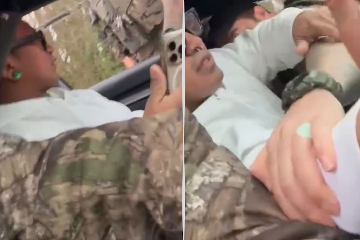 Agentes del ICE intentan detener a dos hermanos ciudadanos de Estados Unidos (Captura de pantalla)