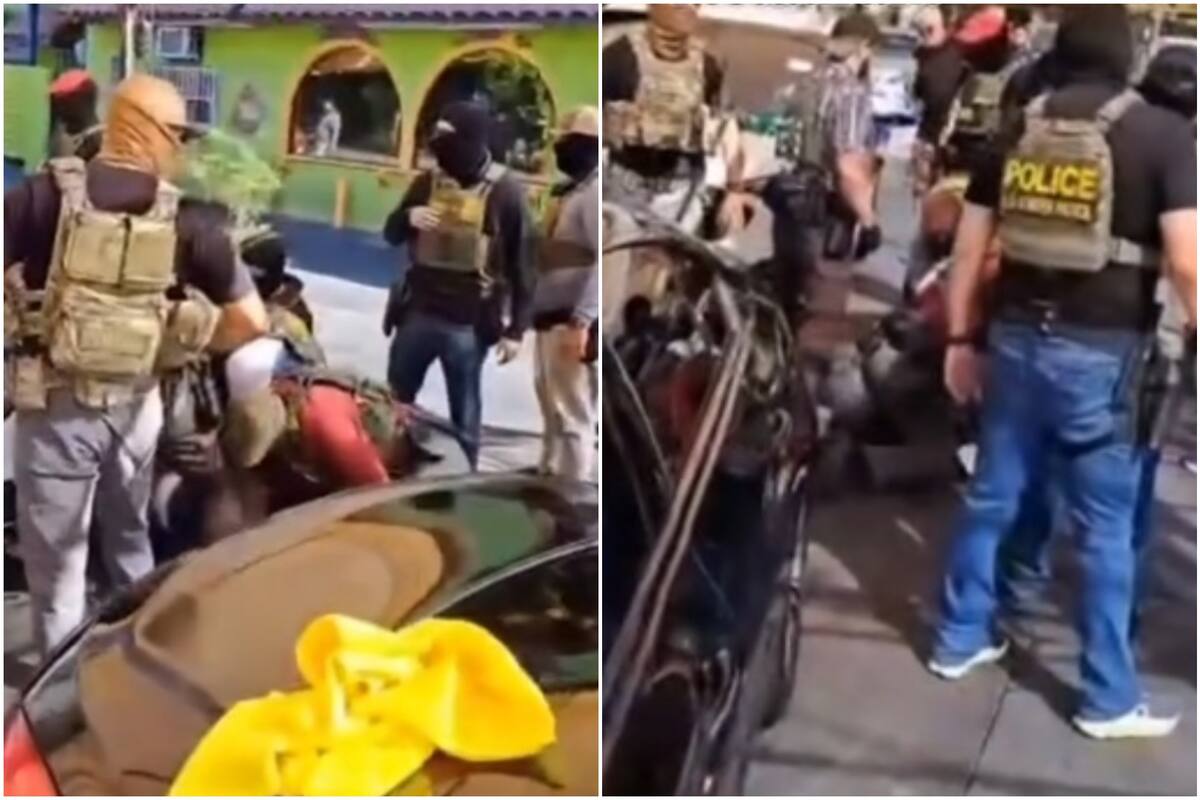 Agentes federales realizaron un operativo migratorio en un autolavado en San Gabriel, California