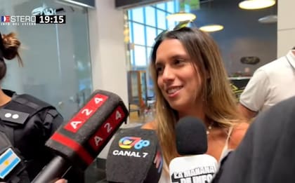 Agostina Páez aterrizó en el aeropuerto de Termas de Río Hondo