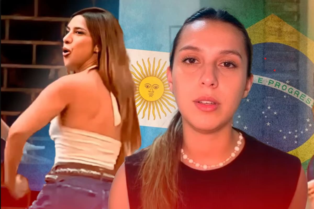 Agostina Páez realizó movimientos racistas contra el personal de un bar en Brasil