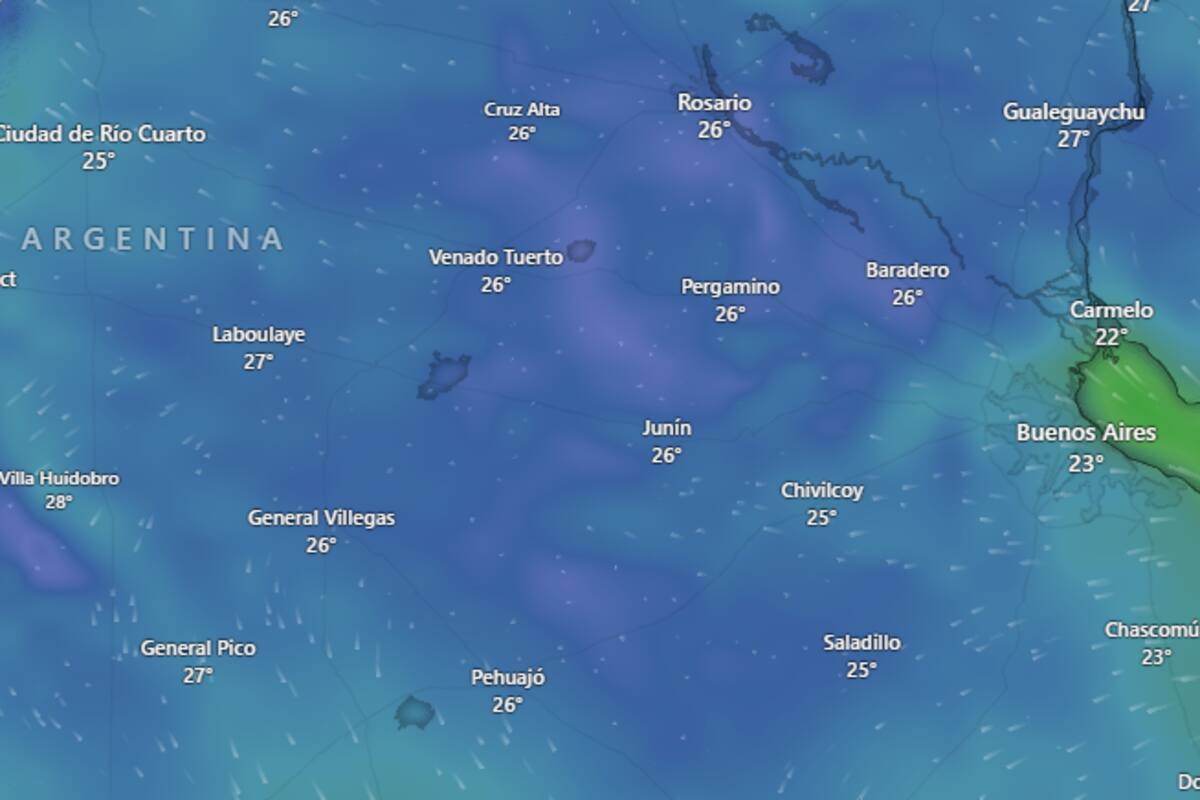Agradable: así será en términos generales la temperatura durante el primer domingo de noviembre