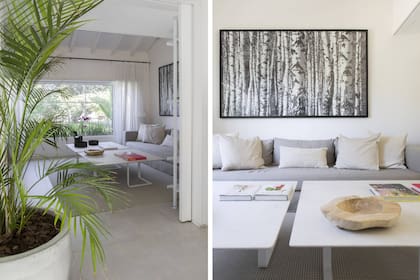 Agrandar el espacio común fue una de las premisas de la obra, de allí este nuevo family room, ubicado casi junto a la entrada, antes del living.