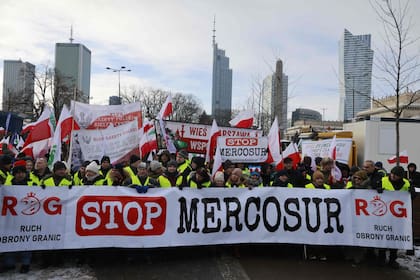 Agricultores polacos protestan tras el acuerdo con el Mercosur