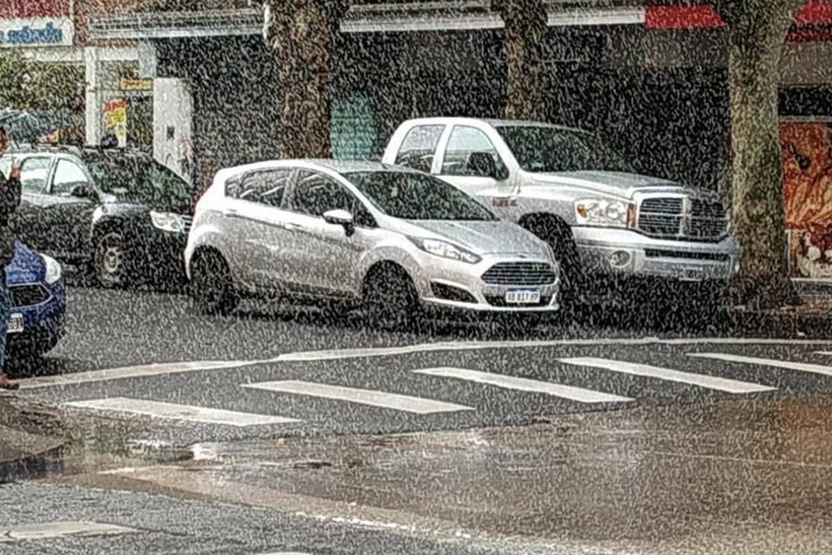 Agua nieve en Tres Arroyos