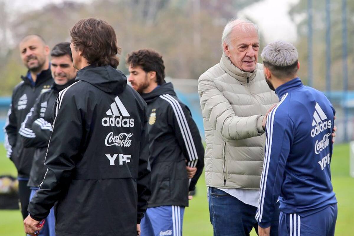 Agüero dialogó con César Luis Menotti