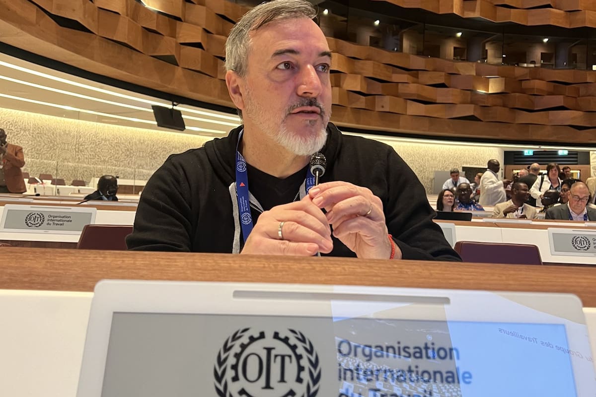 Aguiar denunció al Gobierno y a Milei ante el mundo en la OIT