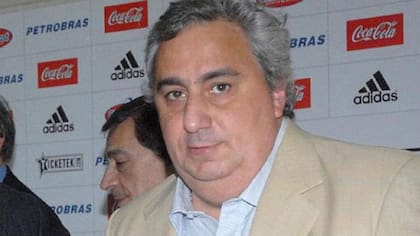 Aguilar, durante su gestión como presidente de River