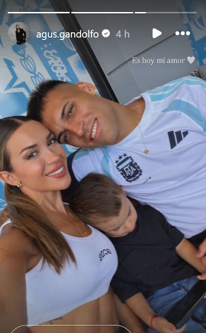 Agus Gandolfo mostró todo su apoyo para Lautaro Martínez