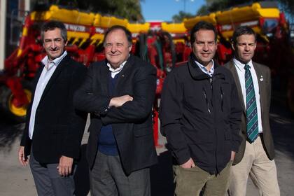 Agustín Bilbao, Miguel Taboada, Andrés Méndez y Alejandro O´Donnell, en el congreso de Aapresid con un tema clave: la sustentabilidad