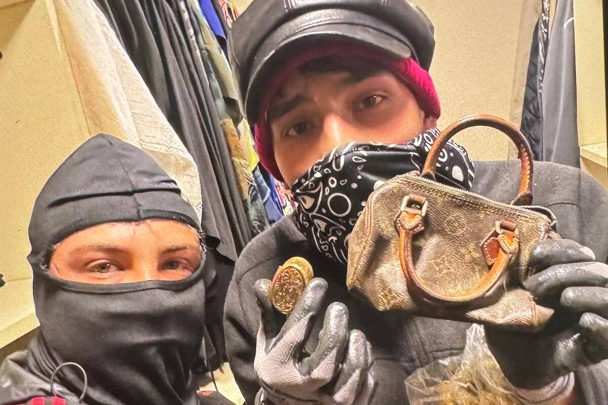 Agustín Brian Brítez y Andrés Ponce, dos de los ladrones que protagonizaron el violento robo sufrido por un abogado y su esposa