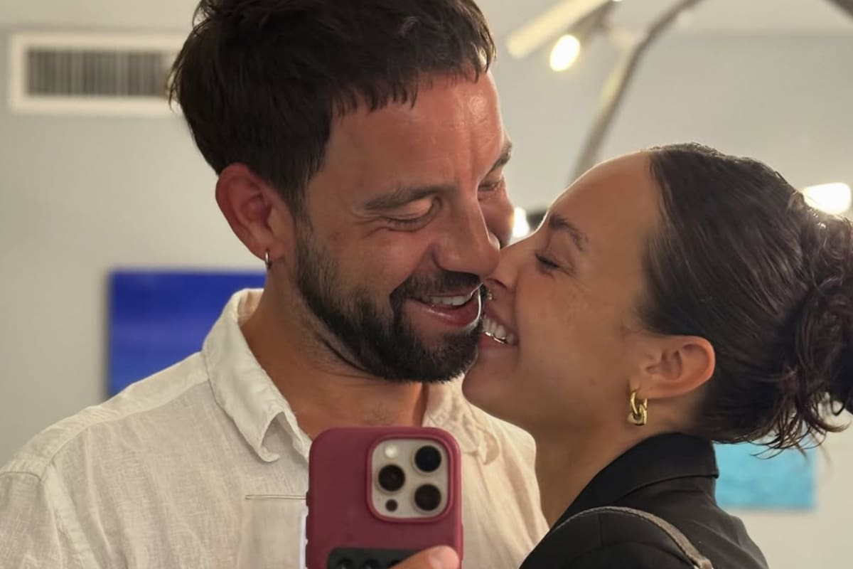 Agustín Cachete Sierra y Fiorella Giménez, más enamorados que nunca (Foto: Instagram/@cachetesierra)