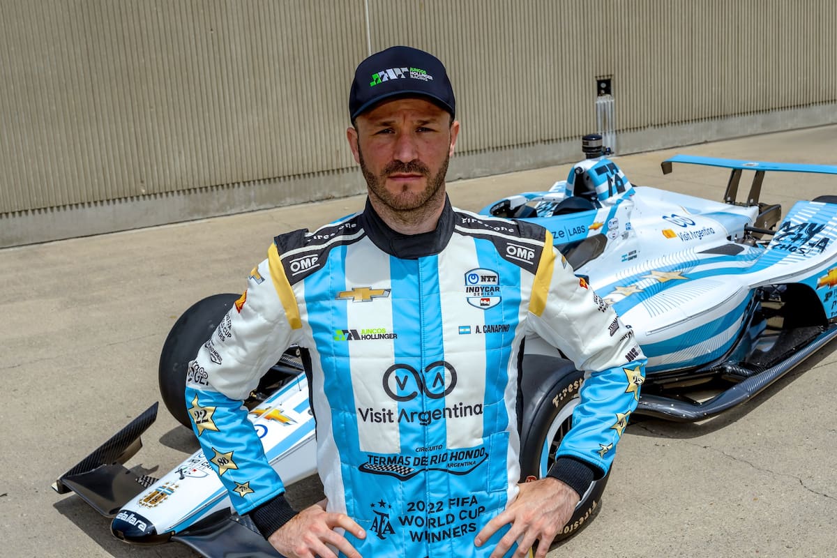 Agustín Canapino correrá con un auto en homenaje a la selección argentina campeona en Qatar 2022