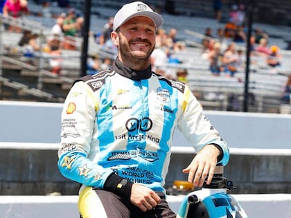 Agustín Canapino cortó la racha de 83 años sin argentinos en las 500 Millas de Indianápolis