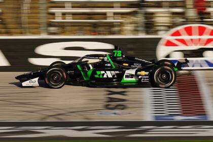 Agustín Canapino fue el mejor debutante en el IndyCar en el Grand Prix de Texas