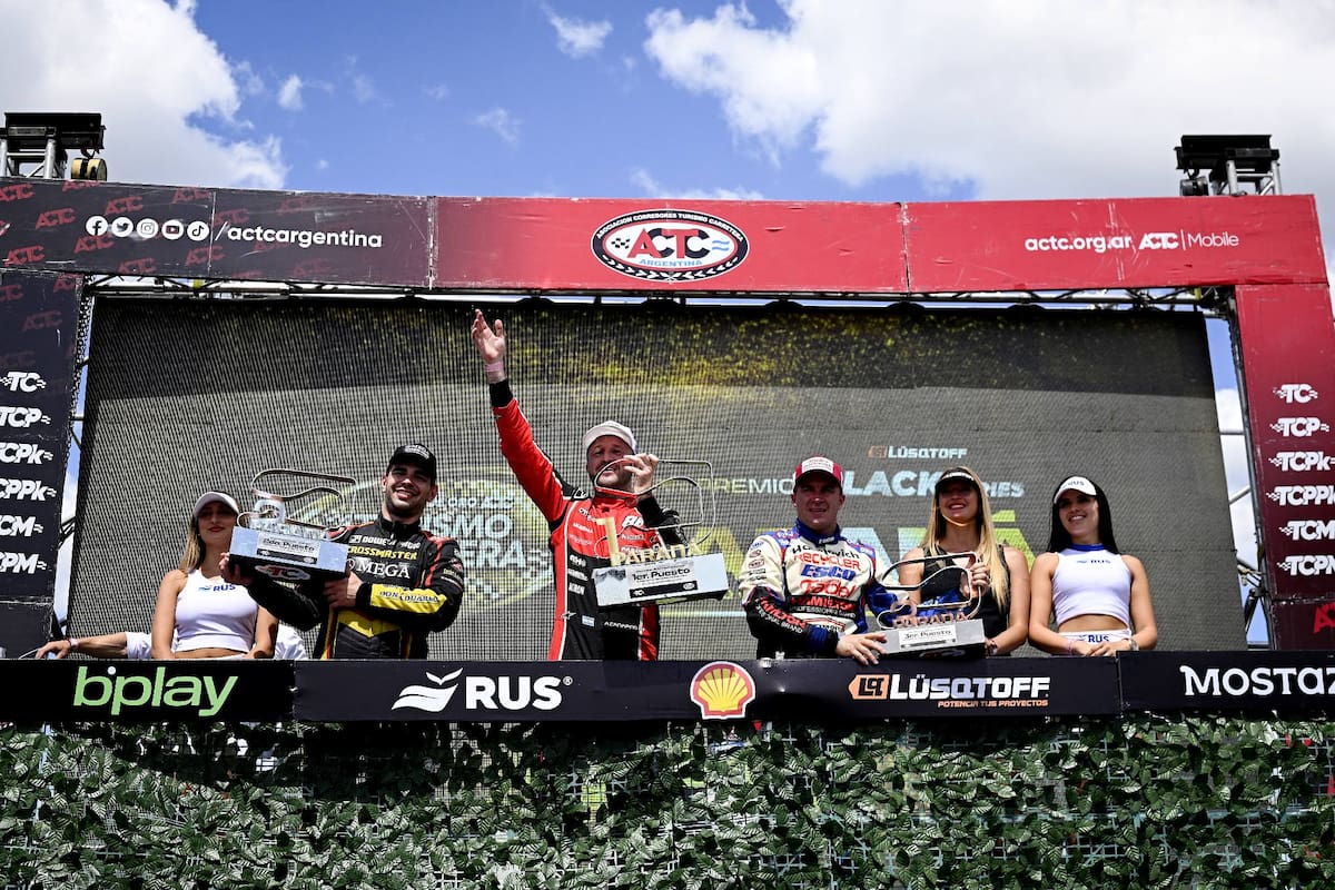 Agustín Canapino ganó por cuarta vez consecutiva en el TC en Paraná