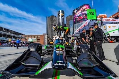 Agustín Canapino hizo una buena carrera en el GP de Detroit y sumó puntos para la tabla de posiciones