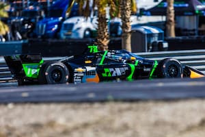 Agustín Canapino logró su mejor ubicación en el IndyCar en The Thermal, carrera que no otorgó puntos para el torneo