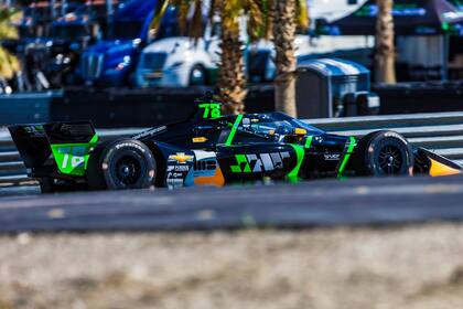 Agustín Canapino logró su mejor ubicación en el IndyCar en The Thermal, carrera que no otorgó puntos para el torneo