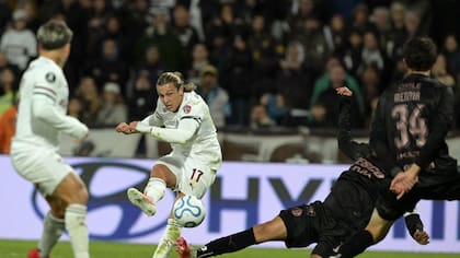 Agustín Canobbio marcó el gol que le dio la clasificación a Fluminense ante Platense