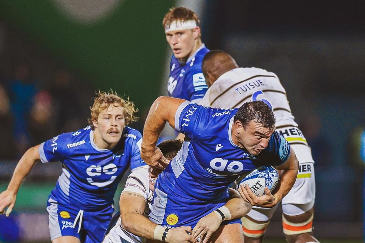 Agustín Creevy debutó con la camiseta de Sale Sharks casi sin entrenamientos
