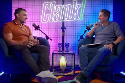Agustín Creevy en Clank! con Juan Pablo Varsky.