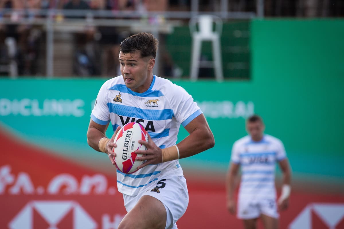 Agustín Fraga, una de las caras nuevas de los Pumas; dejó el seleccionado de seven, se destacó en Pampas y tiene su chance ante las ausencias de Piccardo y Chocobares