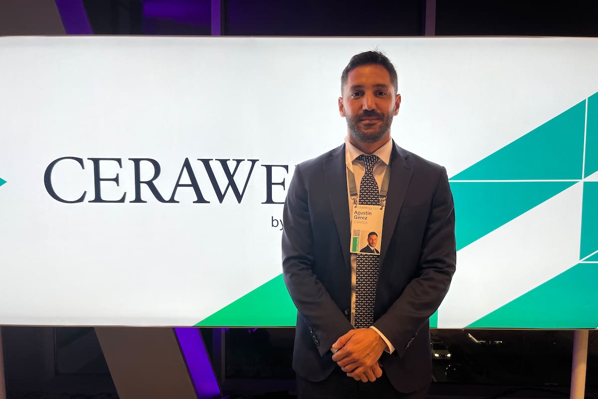 Agustín Geréz, presidente de la empresa estatal Enarsa, en la conferencia de energía CERAWeek by S&P