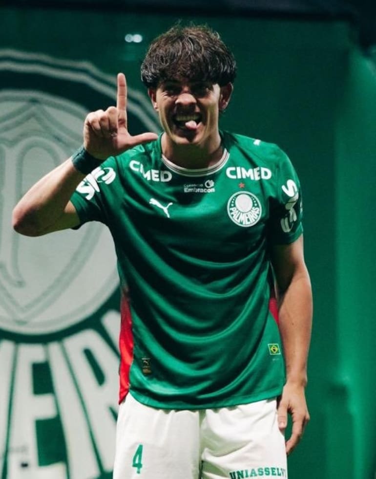 Agustín Giay, lateral de la selección argentina, vive su mejor momento en Palmeiras y también en su carrera profesional