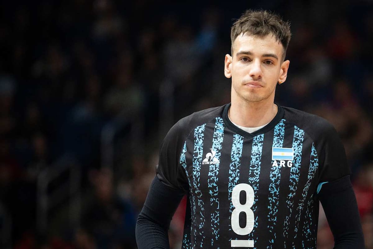 Agustín Loser es el capitán de la selección argentina de vóleibol y uno de los jugadores más experimentados