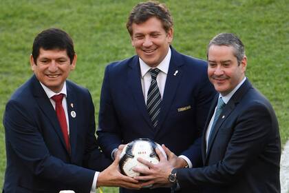 Agustin Lozano, Alejandro Dominguez y Rogerio Caboclo.