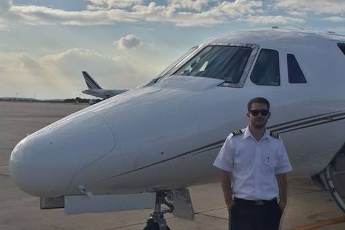 Agustín Orforte, copiloto del avión que se despistó en San Fernando