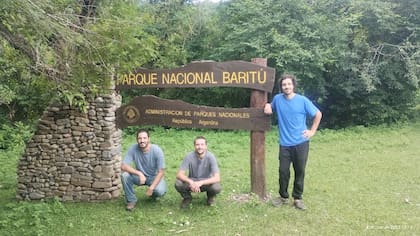 Agustín Pastor Martínez, Juan Martín Suárez y Joaquín Aliaga, el equipo de investigadores
