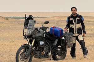Agustín recorrió más de 51.000 kilómetros en su viaje (Foto: Gentileza Agustín Izquierdo)