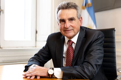 Agustín Rossi, el jefe de Gabinete de ministros y precandidato a vicepresidente de la Nación