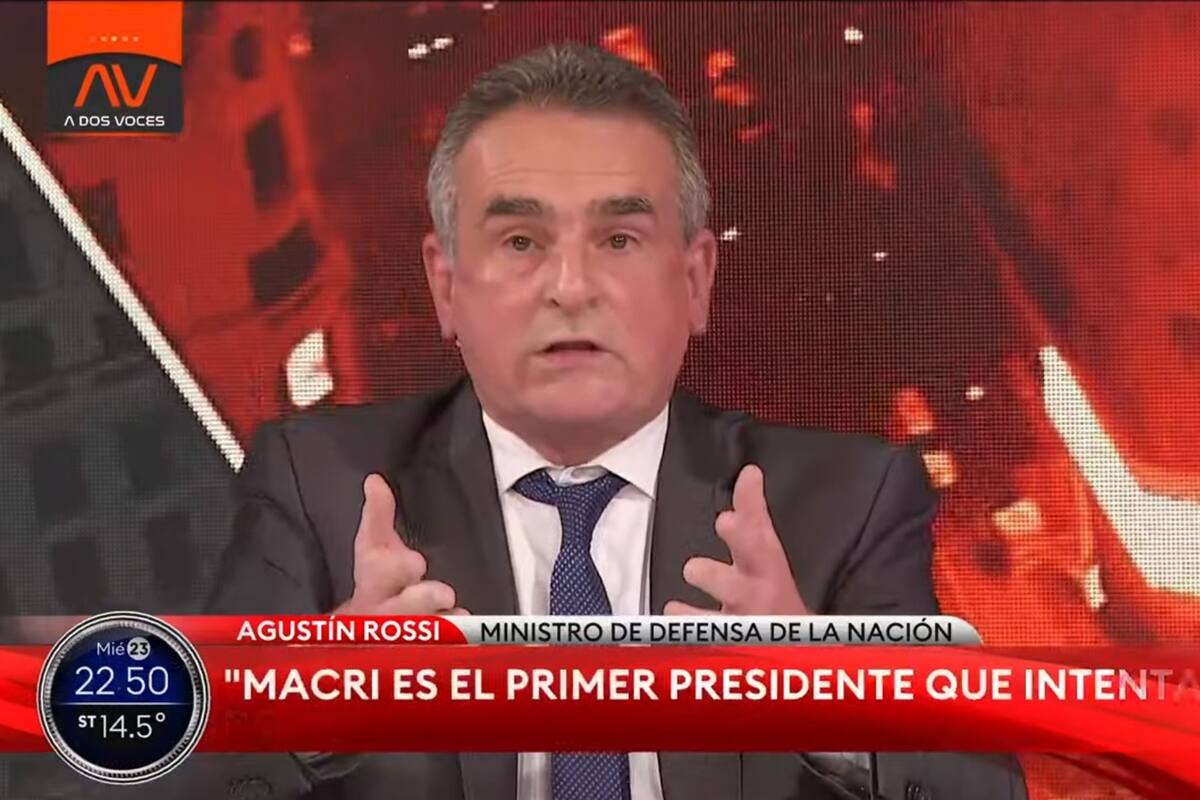 Agustín Rossi mantuvo una fuerte discusión con Cornejo (Captura de pantalla)