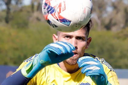 Agustin Rossi se afirma cada vez más en el arco azul y oro.
(Prensa Boca. Foto: Javier Garcia Martino - Photogamma)