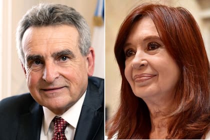 Agustín Rossi y Cristina Kirchner