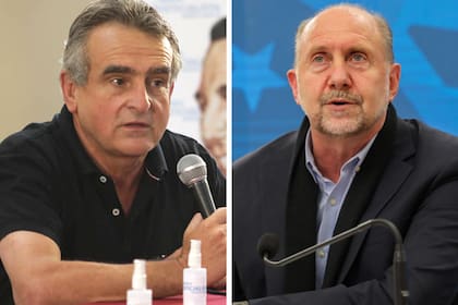 Agustín Rossi y Omar Perotti, protagonista de la pelea del PJ santafecino