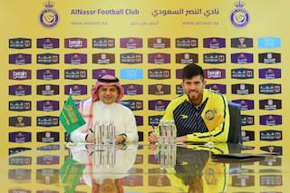 Rossi firmó contrato con Al Nassr y ya se entrenó con Cristiano Ronaldo y el "Pity" Martínez