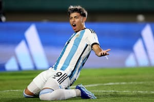 Agustín Ruberto es uno de los goleadores de la selección argentina en el Mundial Sub 17
