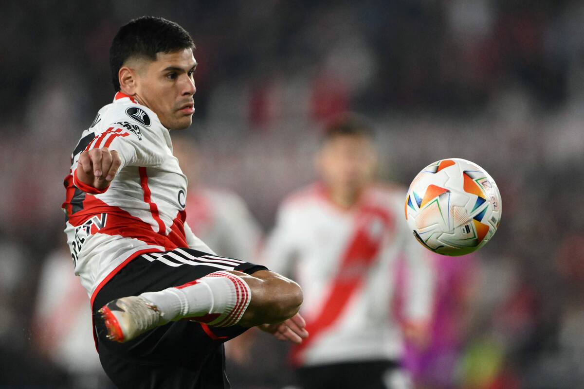 Agustín Sant'Anna tuvo un buen partido vs. Libertad por la Copa Libertadores y se perfila para ser titular vs. Belgrano
