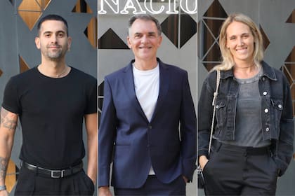 Agustín Sarricchio, Leo Rodríguez y Luciana Cristofoli