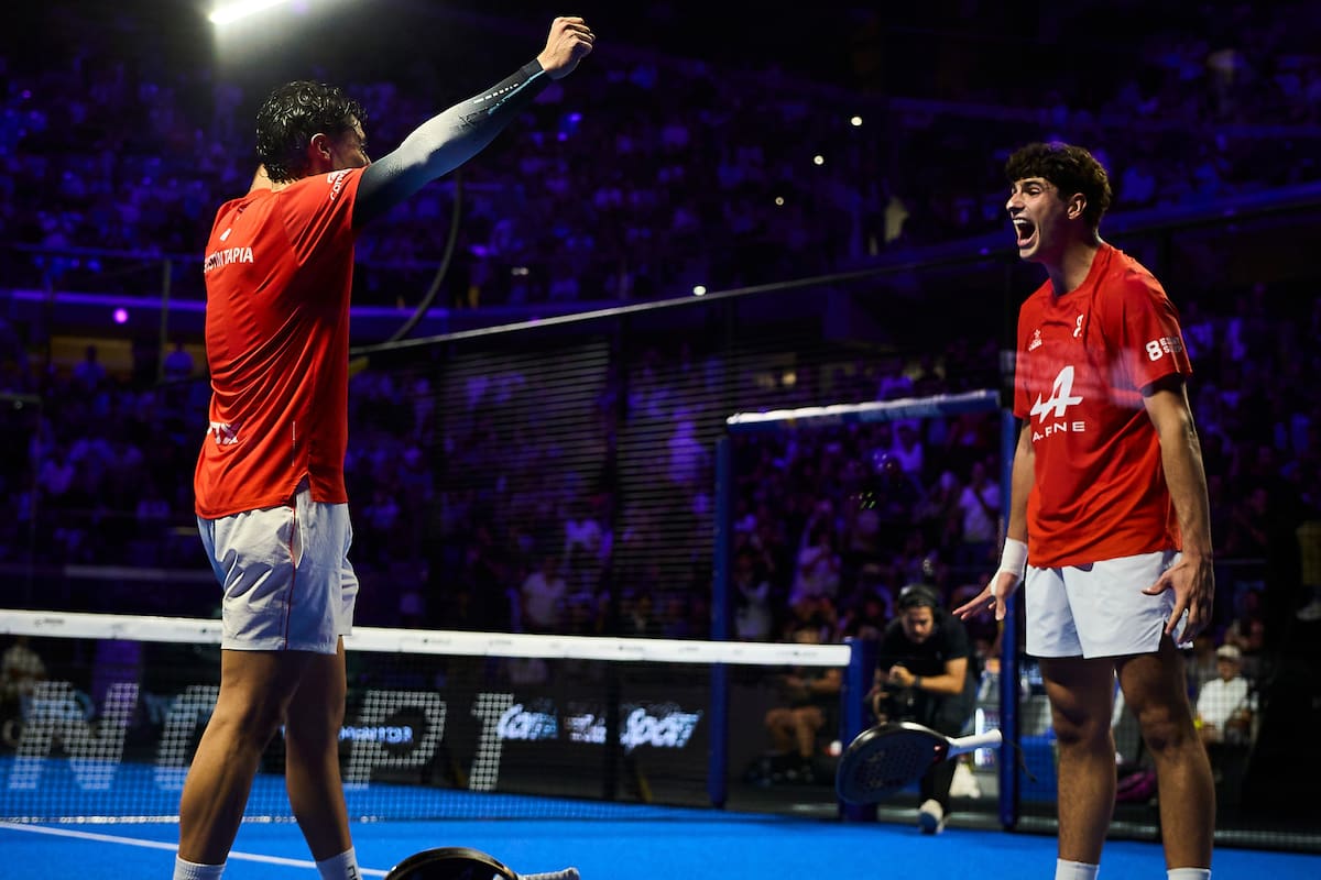 Agustín Tapia y Arturo Coello conquistaron el P1 de Milán y no se detienen. Foto: Premier Padel / Milano P1