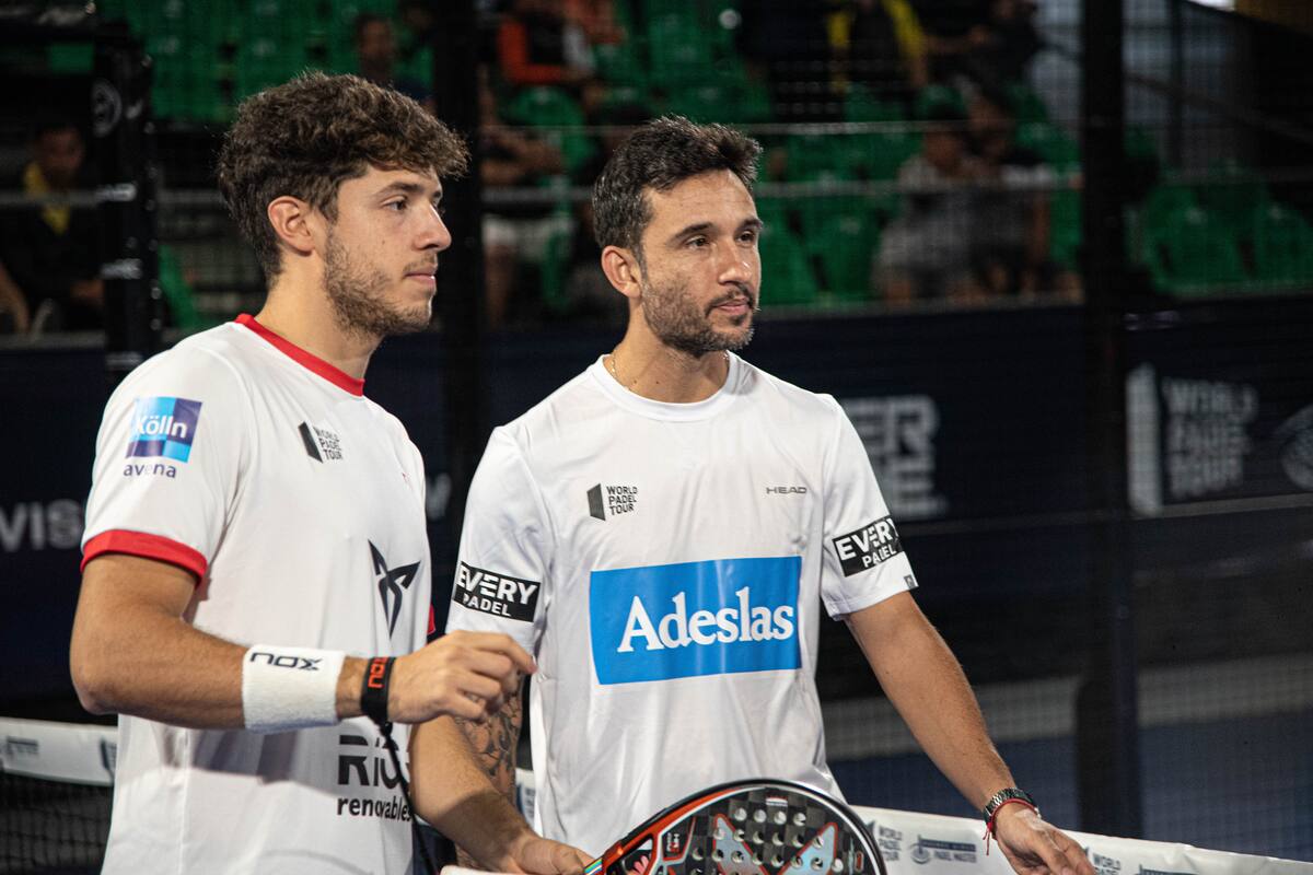 Agustín Tapia y Carlos Daniel Gutiérrez, la pareja número 3 del World Padel Tour.
Crédito: Prensa BA Pádel Masters