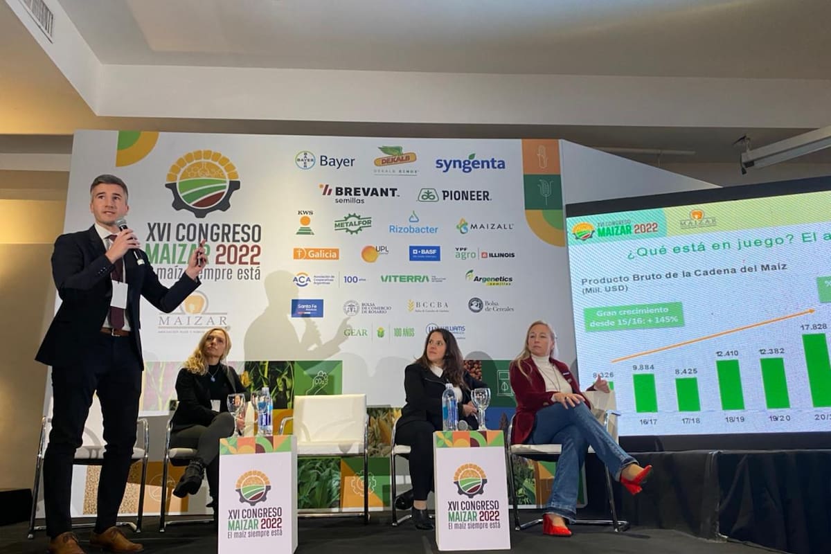 Agustín Tejeda, en su exposición en el Congreso Maizar